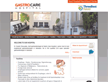 Tablet Screenshot of gastrocare.co.in